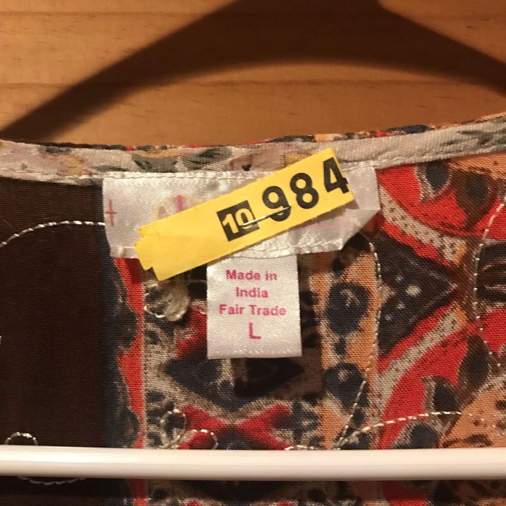 BoHo patchwork top - Picture 3 of 5